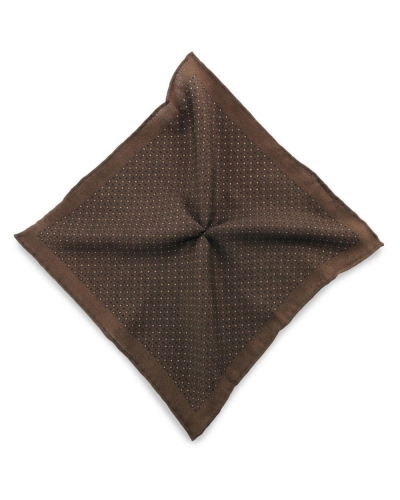 Sir Redman Pochet Flawless Dots bruin/blauw/wit