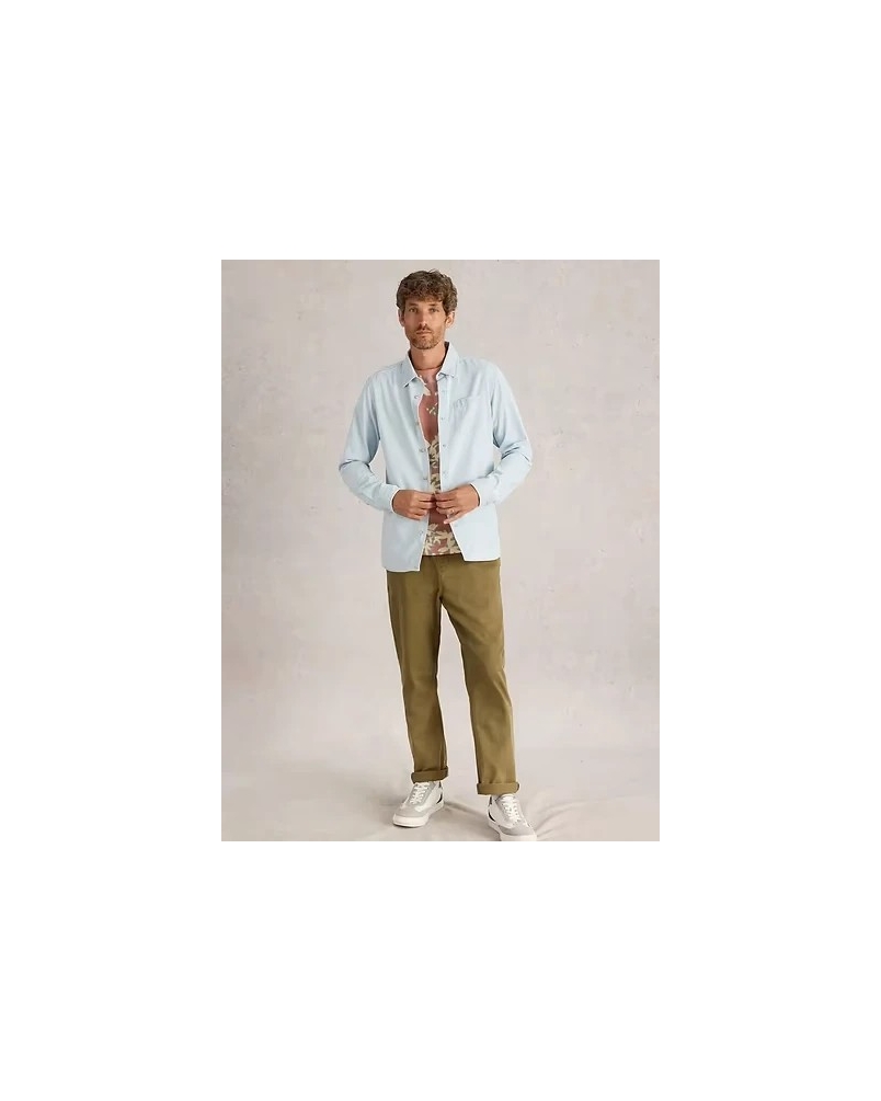 White Stuff Men's fine stripe shirt blue mlt blue mlt