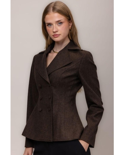 Urban Pioneers Sandra blazer dark brown