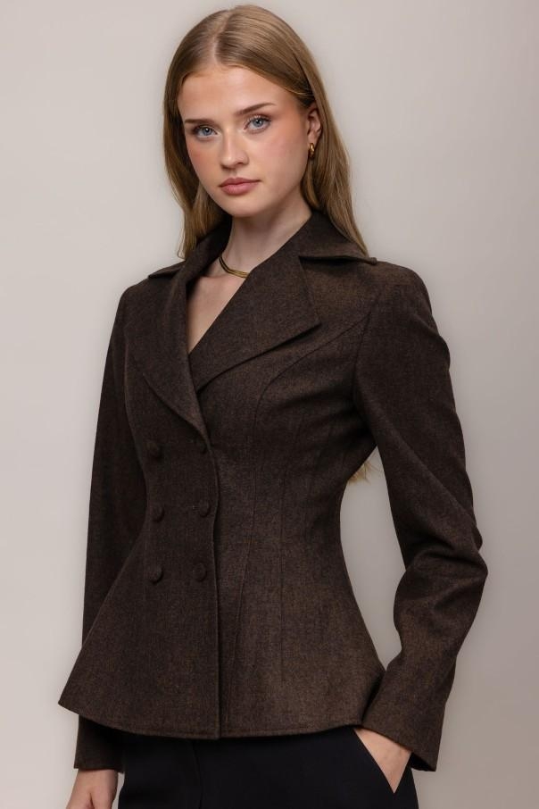 Urban Pioneers Sandra blazer dark brown