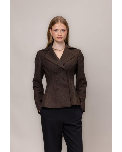 Urban Pioneers Sandra blazer dark brown