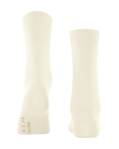 Falke Softmerino dames sokken off-white