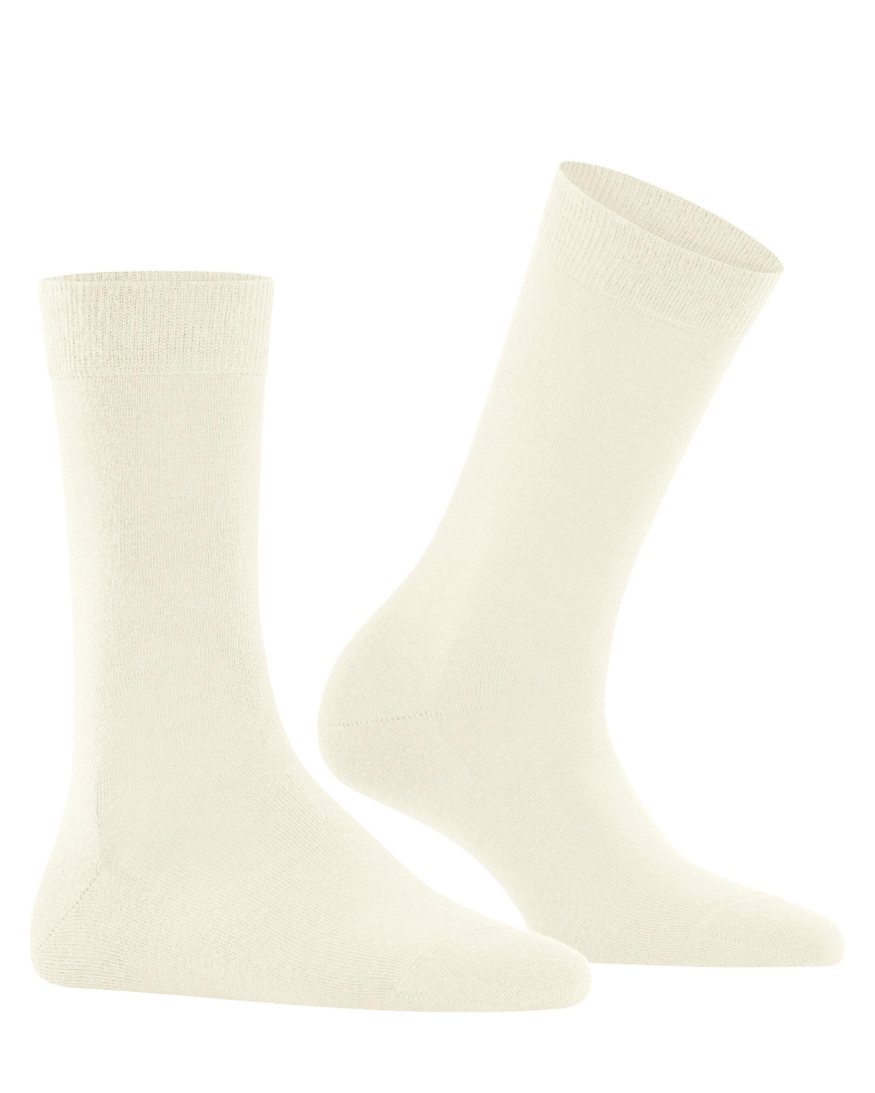 Falke Softmerino dames sokken off-white