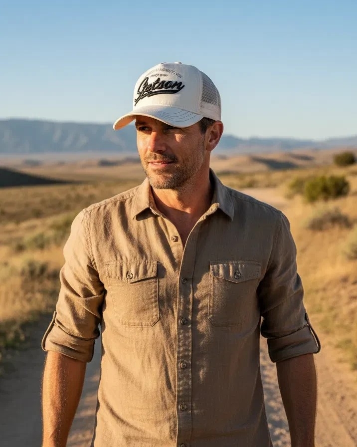 Stetson Trucker cap American Heritage classic white