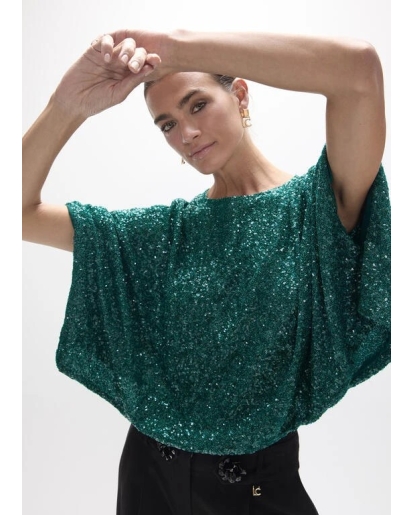 LOLA CASADEMUNT Lola Casademunt Sequin Top