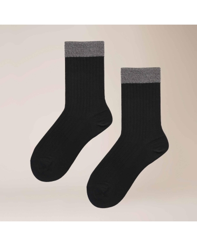 Kunert Fantastic Rib sokken black