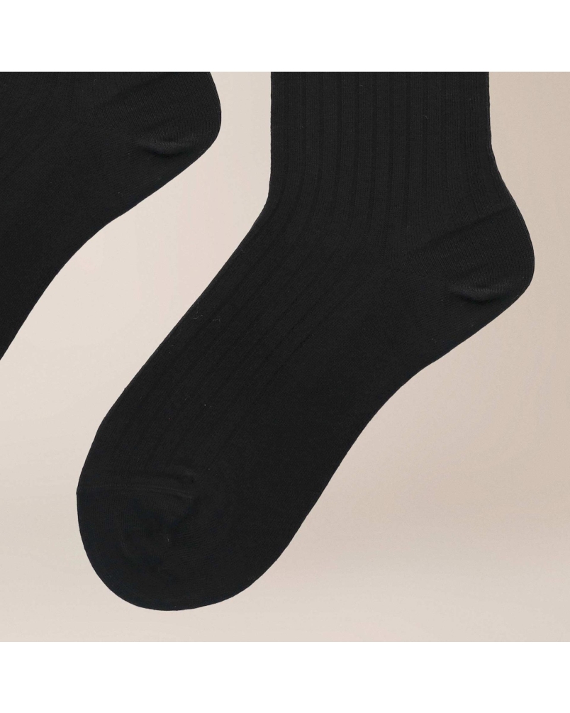 Kunert Fantastic Rib sokken black