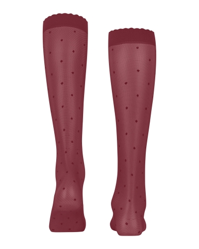 Falke Dot 15 den dames kniekousen ruby