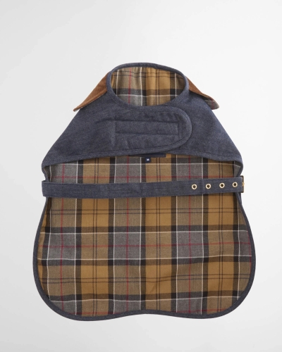 Barbour Denim drywax dog coat indigo