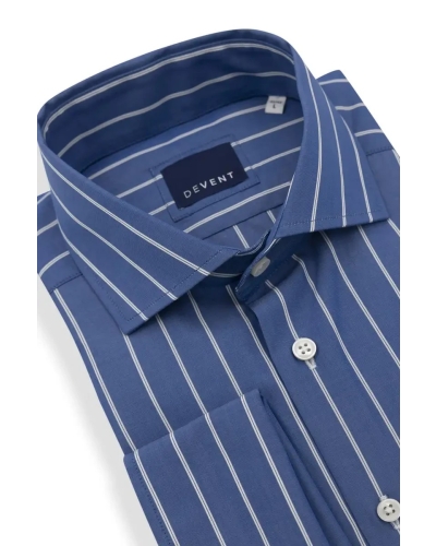 De Vent Luke doubel cuff blue stripe blue stripe l