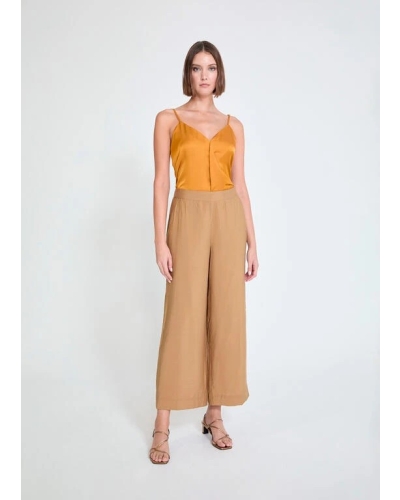 Lola Casademunt Flowy culotte trousers camel camel