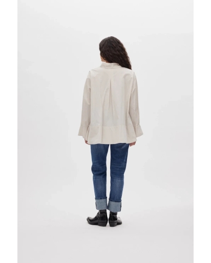 RABENS SALONER Rabens Saloner Smea Poplin Flared Shirt