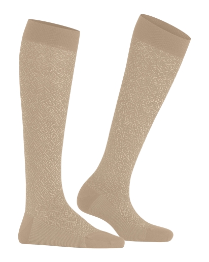 FALKE Falke Snow glitter dames kniekousen