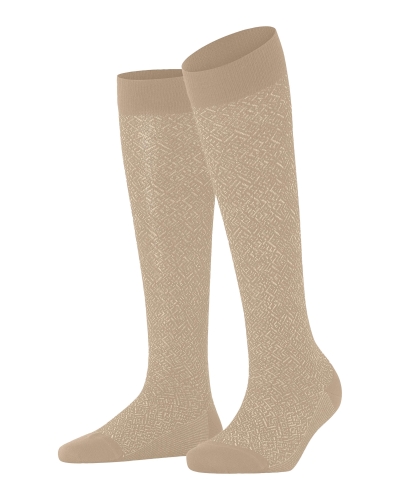 Falke Snow glitter dames kniekousen country