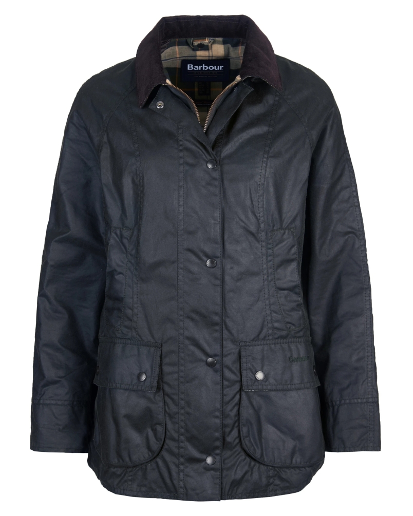 Barbour Beadnell wax jacket sage