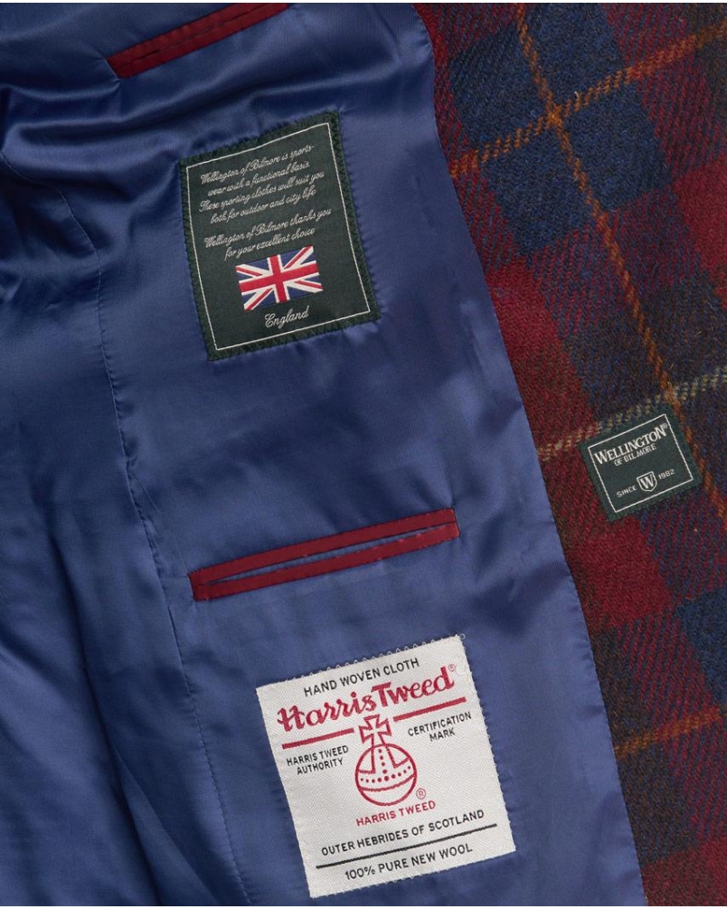 Wellington of Blmore London berry check
