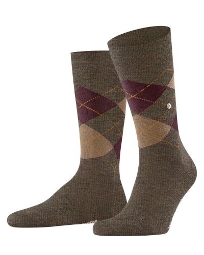 Burlington Melange Edinburgh kniekousen covert gre