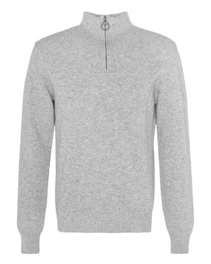 BARBOUR Barbour Essential lambswool half zip jumper