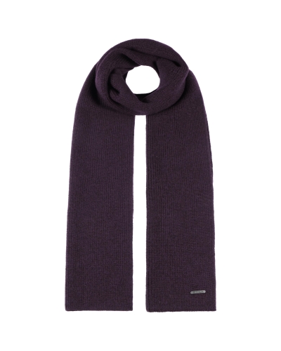 Stetson Merino scarf plum