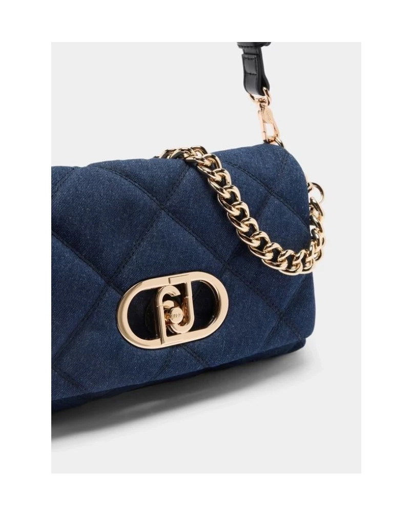 Liu Jo Lapuffy shoulderbag denim light denim
