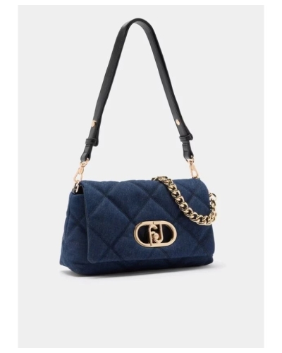 Liu Jo Lapuffy shoulderbag denim light denim
