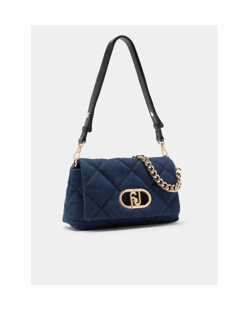 Liu Jo Lapuffy shoulderbag denim light denim