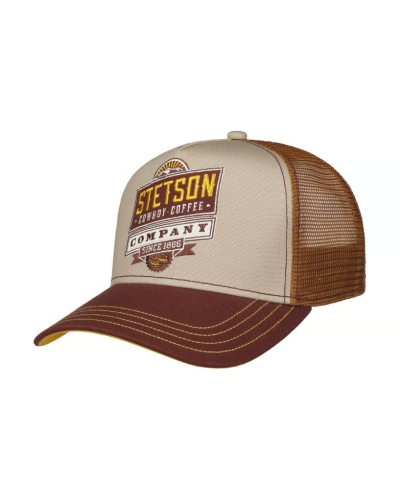 Stetson Trucker cap barista company 67 - brown/beige
