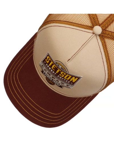 Stetson Trucker cap barista company 67 - brown/beige