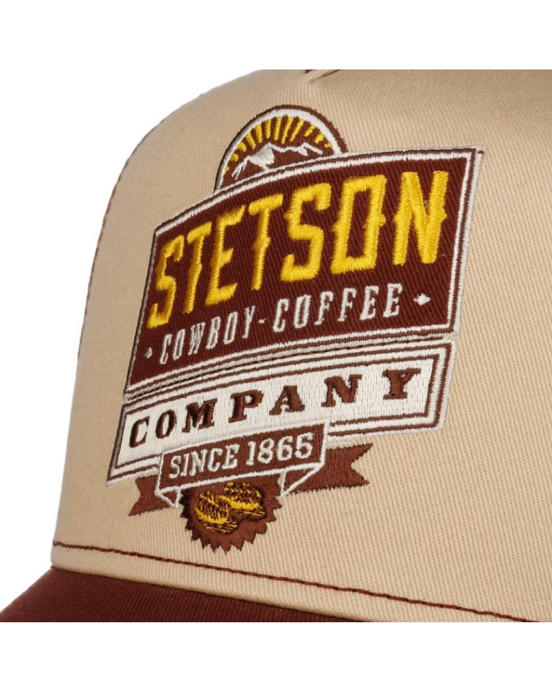Stetson Trucker cap barista company 67 - brown/beige