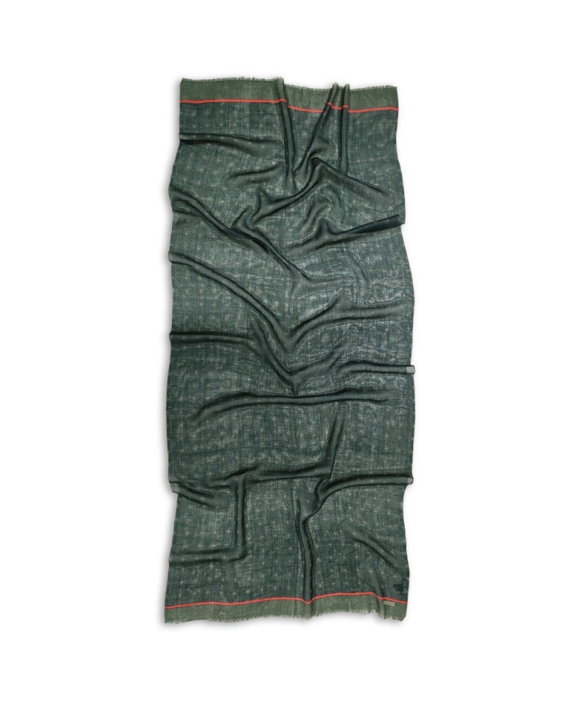 Sir Redman Herensjaal Heritage groen/rood/wit/oker