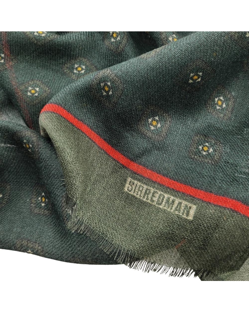 Sir Redman Herensjaal Heritage groen/rood/wit/oker