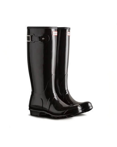 HUNTER Hunter Women's original tall gloss black