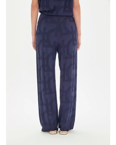 Lola Casademunt Jaquard trousers navy navy