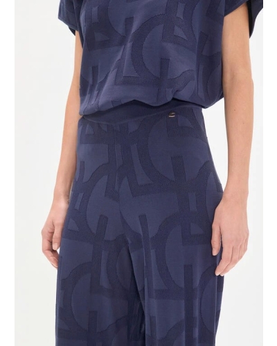 Lola Casademunt Jaquard trousers navy navy
