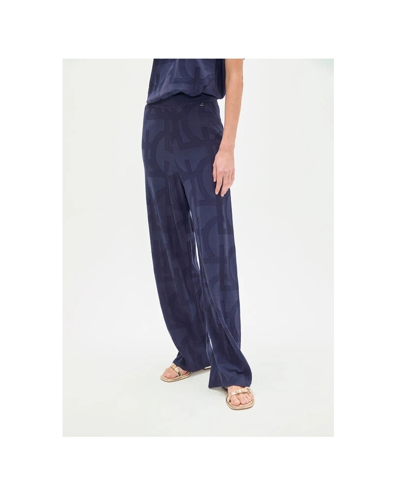 Lola Casademunt Jaquard trousers navy navy