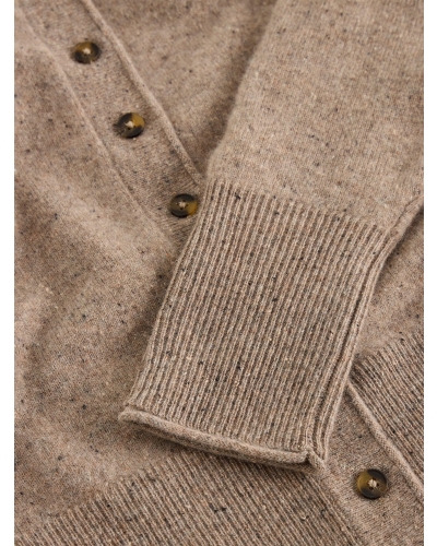 White Stuff Kylie cashmere cardigan lgt nat