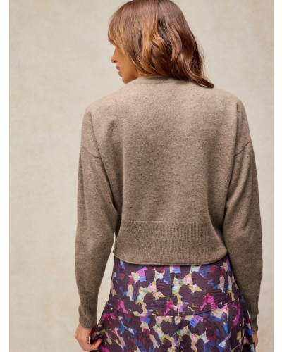 White Stuff Kylie cashmere cardigan lgt nat