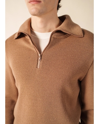 Saint James Cotentin Jumper beige fonce
