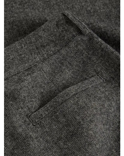 BELLE TWEEDY TROUSER grey mlt