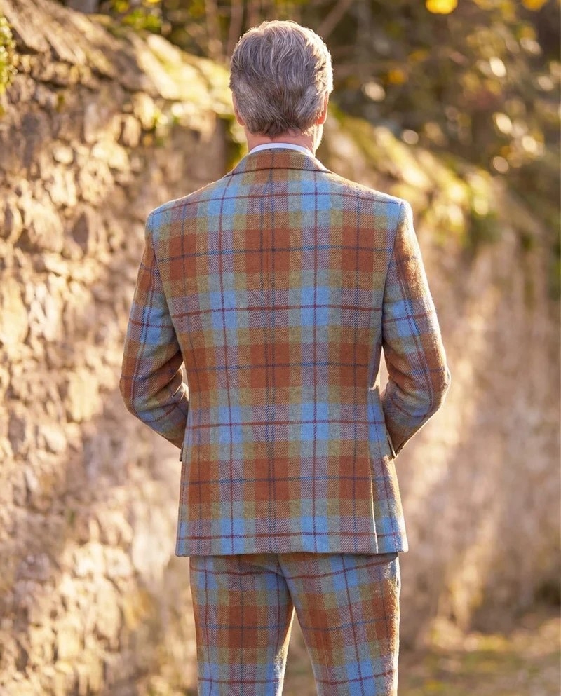 Wellington of Bilmore London gold tartan