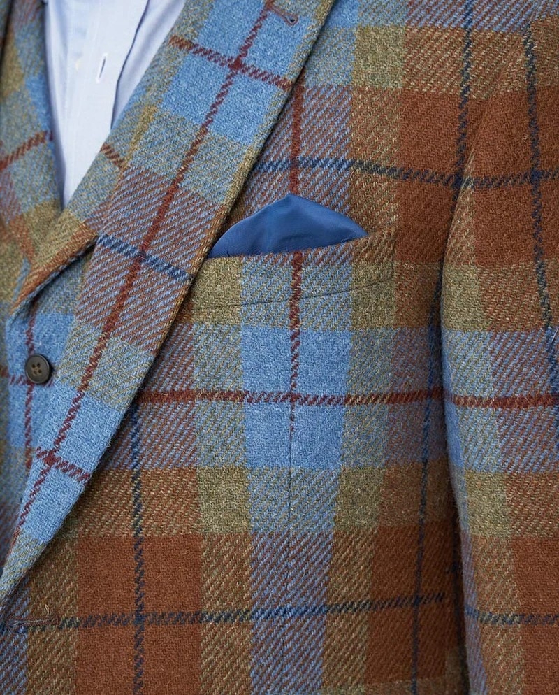 Wellington of Bilmore London gold tartan
