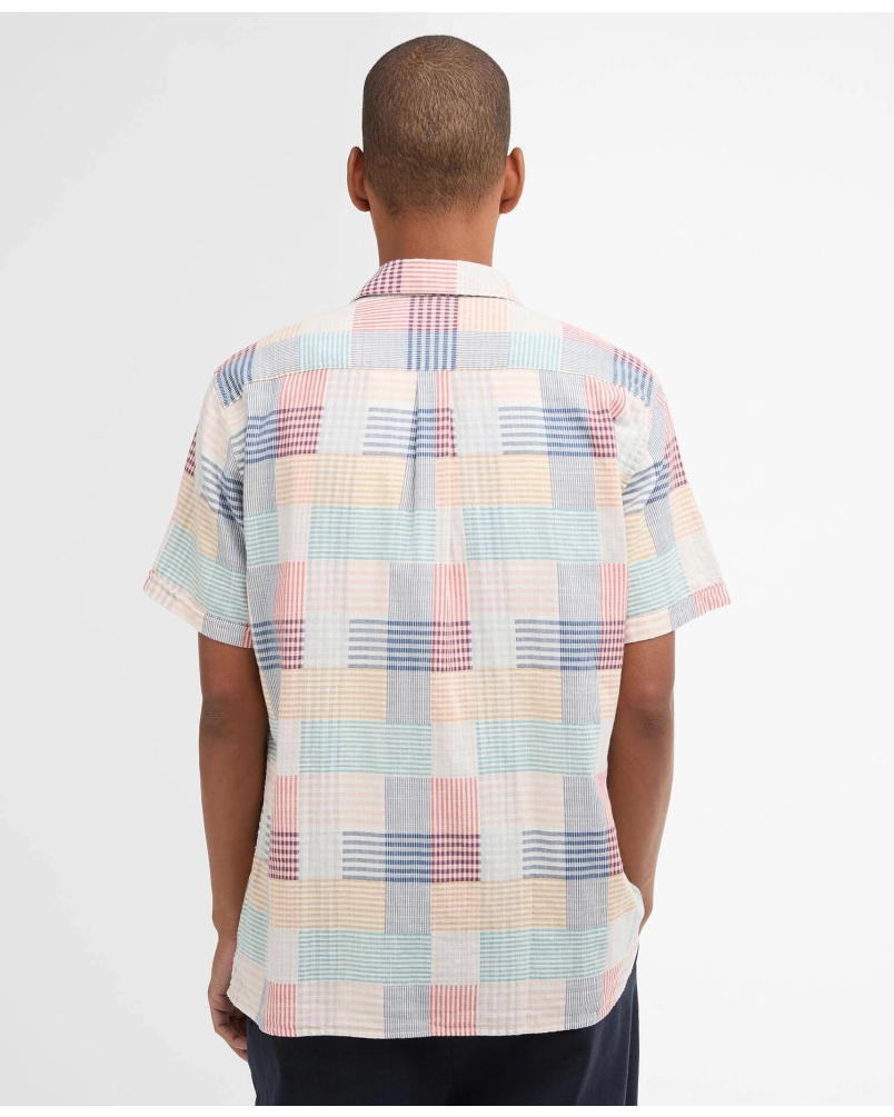 Barbour Oakshore summer fit shirt red