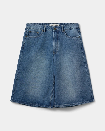 Sofie Schnoor Stoke oversized shorts denim  blue