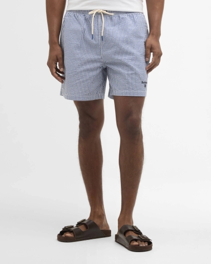 BARBOUR Barbour Gingham seersucker swim short