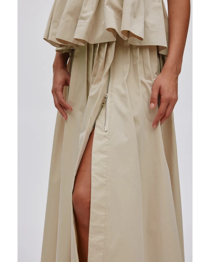 Rabens Saloner Thai light fushion skirt sand sand