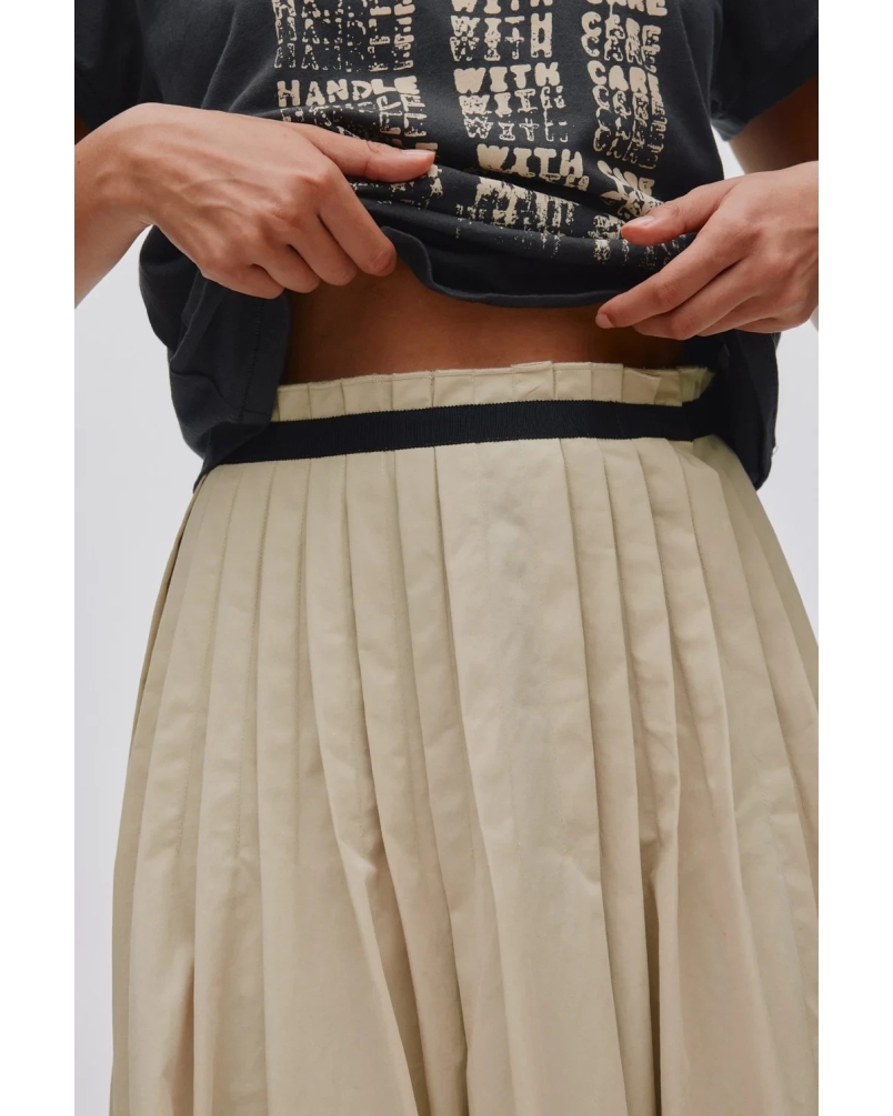 Rabens Saloner Thai light fushion skirt sand sand
