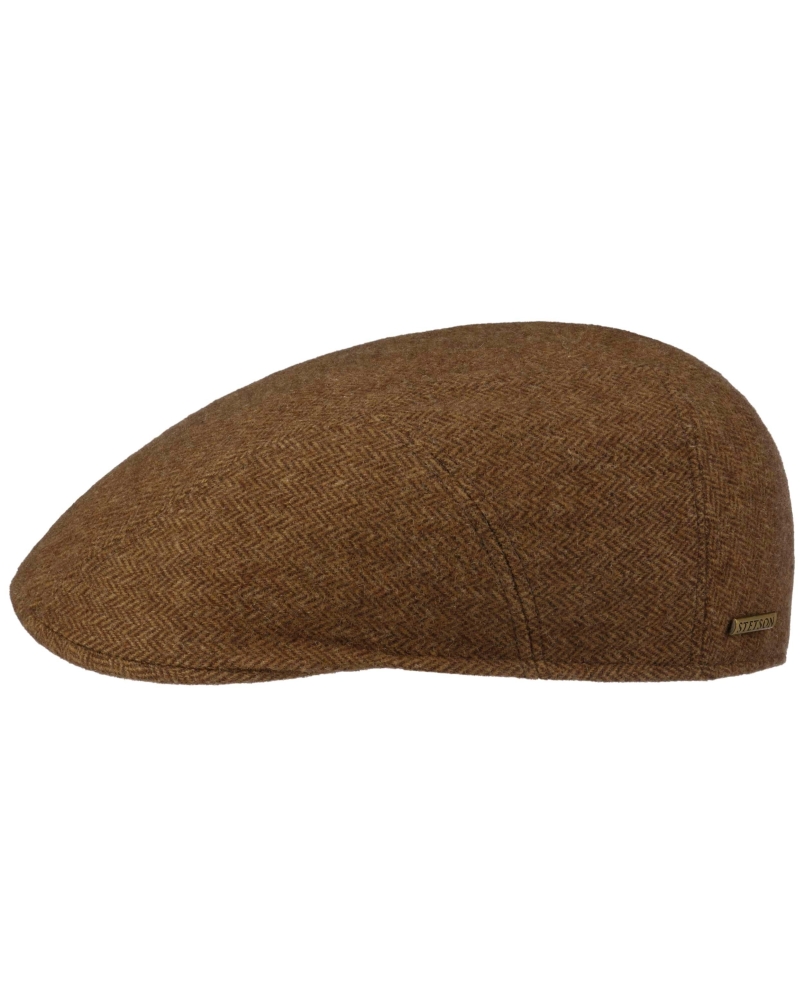 Stetson Ivy cap herringbone brown herringbone
