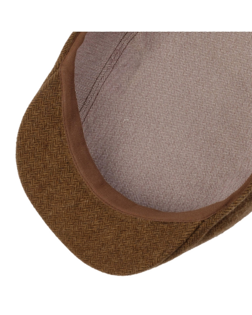 Stetson Ivy cap herringbone brown herringbone
