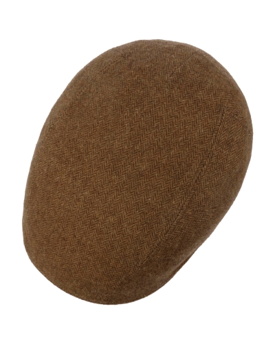 Stetson Ivy cap herringbone brown herringbone