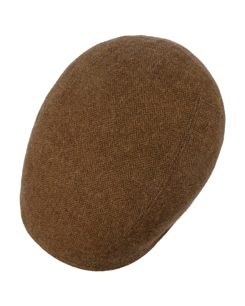 Stetson Ivy cap herringbone brown herringbone